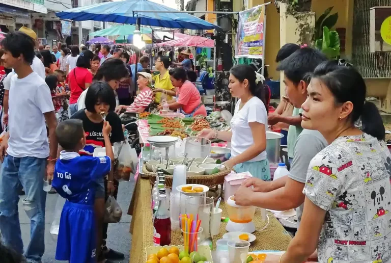 takua pa old town walking street