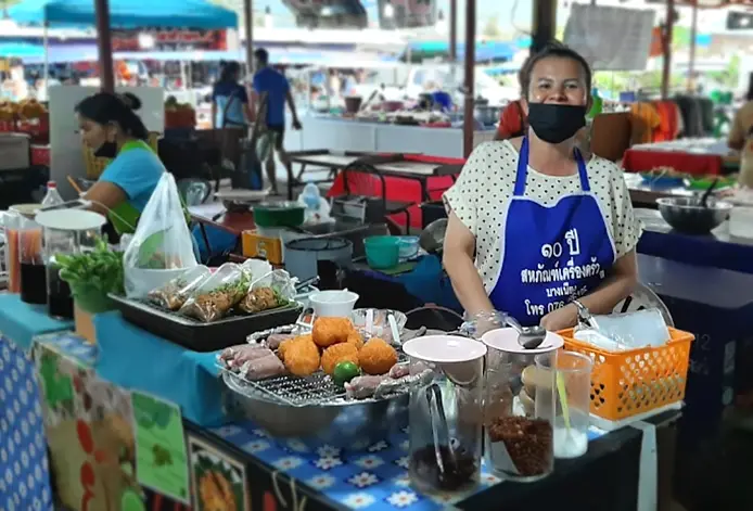 Roumjai Market khuk khak local thai food khao lak