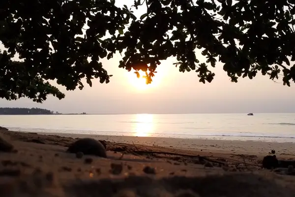 White Sand Beach sunset view 1