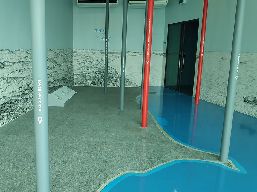 Areas hit by Tsunami