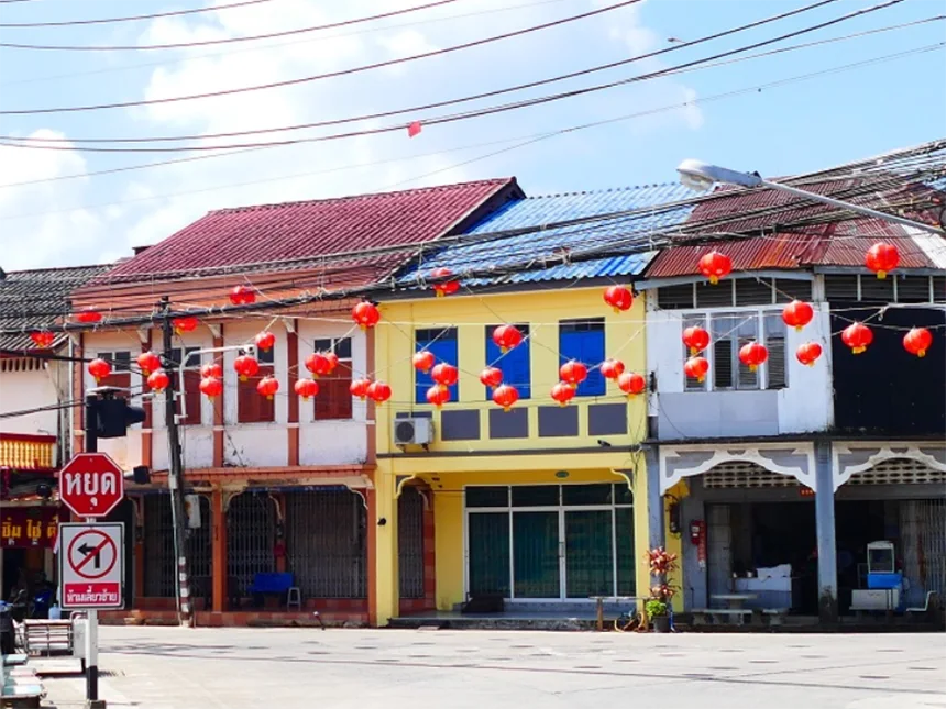 Takua Pa Old Town buildings
