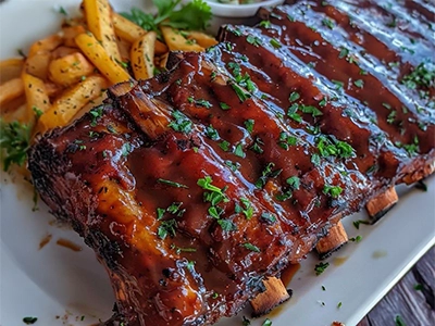 6 BBQ Ribs